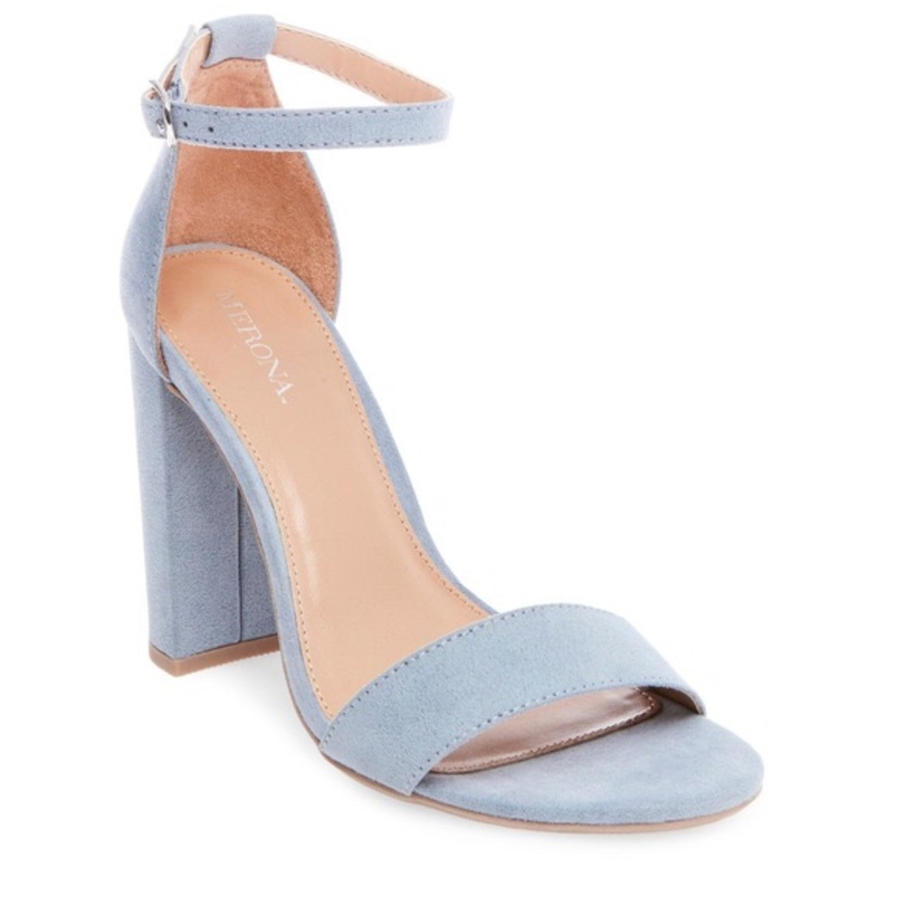 Denim Blue Merona Heels - Size 8